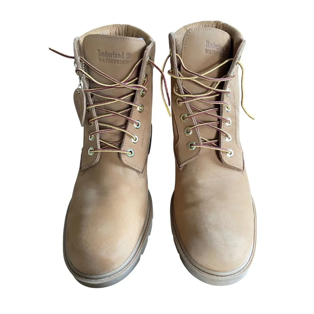 Timberland 019079 Classic 6 Inch Waterproof Boot Wheat Nubuck Mens 11.5 Box